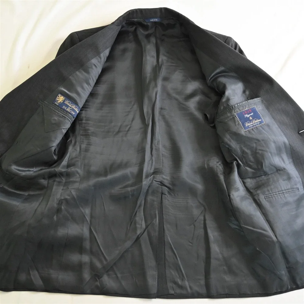 Brooks Brothers 38R Herringbone‎ Saxxon 1818 Fitzgerald Sport Coat Suit Jacket